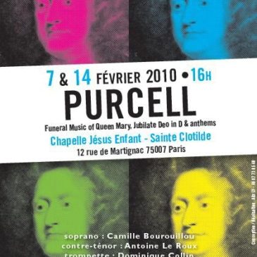 Concert PURCELL – 7 & 14 février 2010